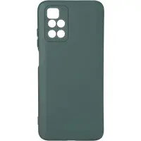 Чехол накладка HC Without Logo Xiaomi Redmi 10 Темно-зеленая