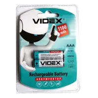 Аккумулятор VIDEX R03 AAA 1100 mAh (2од/уп) пальчиковый