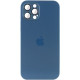 Чехол накладка Sapphire Matte iPhone 13 Pro Синяя /Navy Blue MagSafe
