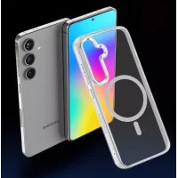 Чохол накладка Clear MagSafe Samsung S906 (S22+) Прозора