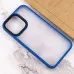 Чохол накладка Metal Buttons iPhone 12/12 Pro Блакитна Чохол накладка Metal Buttons iPhone 12/12 Pro Блакитна