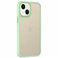 Чехол накладка Metal Buttons iPhone 13 Салатовая