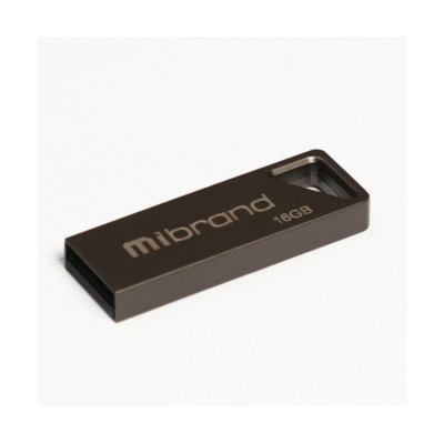 Флеш пам\'ять USB 16Gb Mibrand Stingray USB 2.0 Сіра