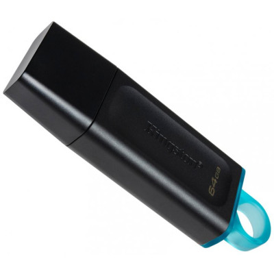 Флеш пам'ять USB 64Gb Kingston DT Exodia USB 3.2 Чорно-блакитний