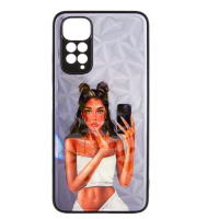 Чохол накладка Prisma Ladies Xiaomi Redmi Note 10 Pro Чорне в Білому Чохол накладка Prisma Ladies Xiaomi Redmi Note 10 Pro Чорне в Білому