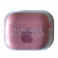 Чохол для навушників AirPods 3 Microfiber Logo Рожевий Чохол для навушників AirPods 3 Microfiber Logo Рожевий