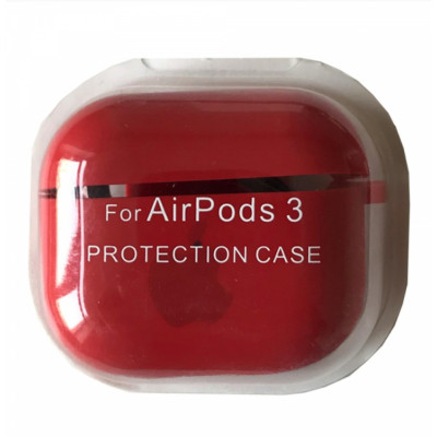 Чохол для навушників AirPods Pro Microfiber Logo Червоний