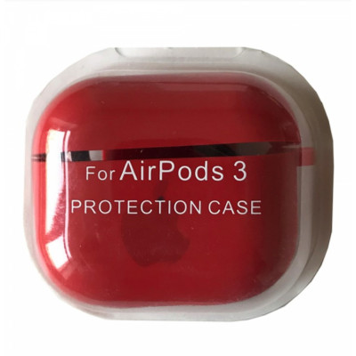 Чохол для AirPods Pro Microfiber Logo Червоний