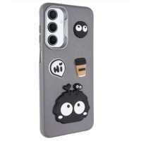 Чохол накладка Leather Toys Xiaomi Redmi Note 12 4G Monster Сіра