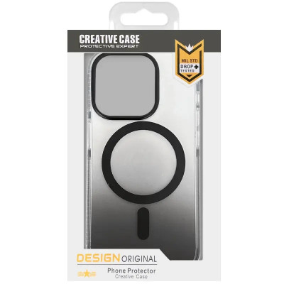 Чехол Накладка Phantom MagSafe iPhone 16 Pro Max Черная Чехол Накладка Phantom MagSafe iPhone 16 Pro Max Черная