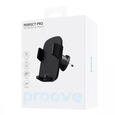 Автотримач Proove Perfect Pro Air Outlet, Чорний