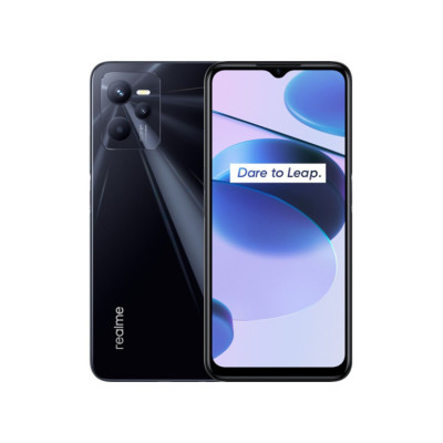 Смартфон Realme C35 4/64Gb Glowing Black без NFC, черный