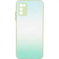 Накладка Glass Rainbow Samsung A032 (A03 Core) Мятный мохито
