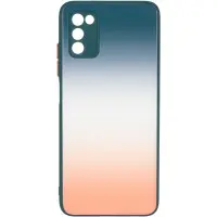 Чохол накладка Glass Rainbow Samsung A032 (A03 Core) Кавуновий мохіто