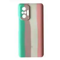 Чехол накладка HC Xiaomi Redmi Note 10 Pro Радуга №4