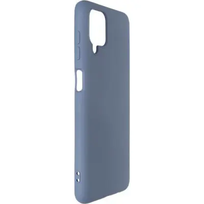 Чехол накладка Full Soft Samsung A125 (A12)/M127 (M12) Темно-синяя
