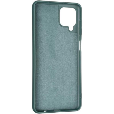 Чехол накладка Full Soft Samsung A125 (A12)/M127 (M12) Темно-зеленая