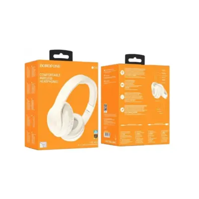 Беспроводные наушники Borofone BO24 Milky White, Белые Беспроводные наушники Borofone BO24 Milky White, Белые