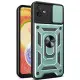 Чехол накладка Serge Ring Camshield Samsung A065 (A06) Зеленая