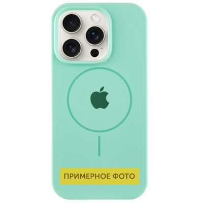 Чехол накладка HC MagSafe (AA) iPhone 13 Зеленая/Spearmint