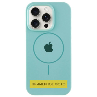 Чехол накладка HC MagSafe (AA) iPhone 13 Бирюзовая
