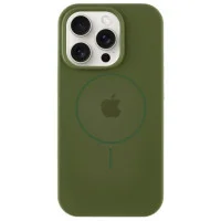Чохол накладка HC MagSafe (AA) iPhone 15 Pro Зелена/ Cyprus Green